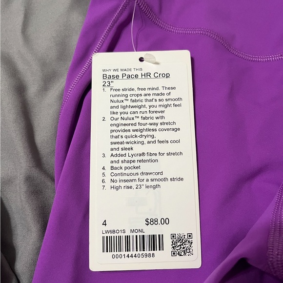 lululemon athletica Vibrant Purple Leggings Set - Picture 4 of 9